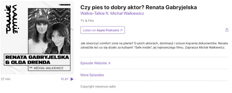 Walkie-Talkie - Czy pies to dobry aktor?
